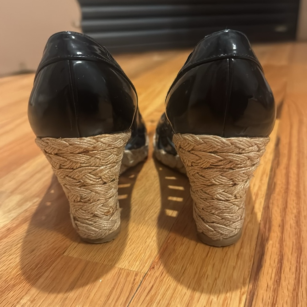 Stuart Weitzman Peep Toe Wedges - Picture 6 of 9